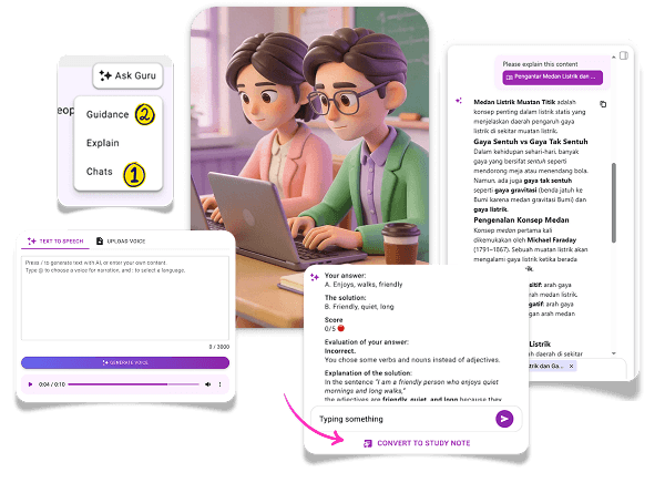 Ainstein app section images